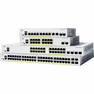 Cisco Catalyst C1200-24P-4G-RF Ethernet Switch - 24 Ports - Manageable - Gigabit Ethernet - 1000Base-X, 10/100/1000Base-T -Remanufactured